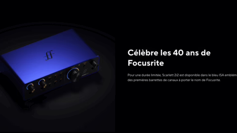 Scarlett 2i2 Anniversary Edition : faut-il craquer pour l’édition bleue collector de Focusrite ?