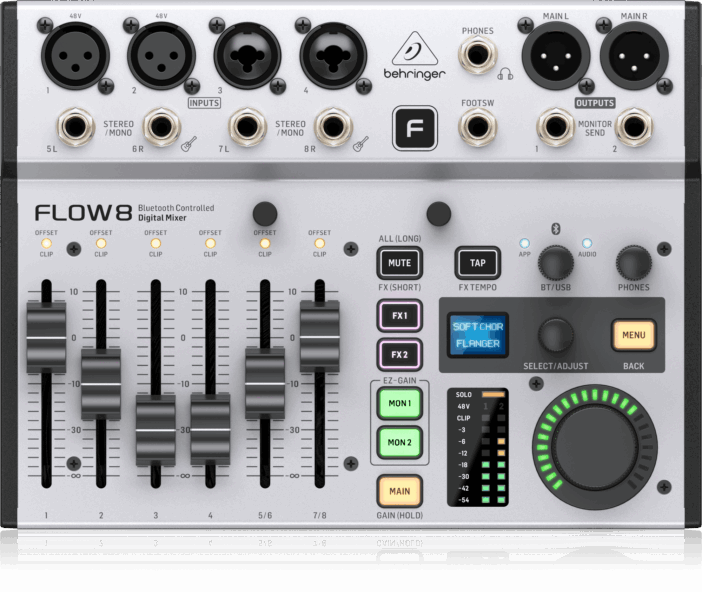 Behringer Flow 8: how to record via USB (10 channels) and route audio ...