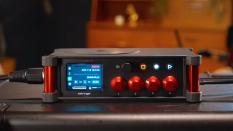 Behringer FLOW 4V : le field recorder 32 bits qui veut bousculer Zoom et Sound Devices sous les 300 €