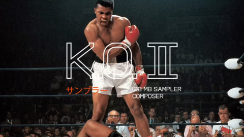EP-133 K.O. II de Teenage Engineering vu de face, le sampler-composer portable