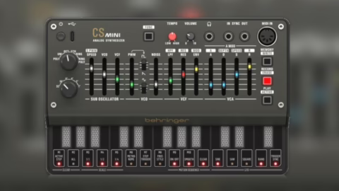Synthétiseur analogique Behringer CS Mini inspiré du Yamaha CS-80
