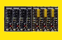 Les compresseurs 500 series Drawmer OC1 et FC1 cote a cote