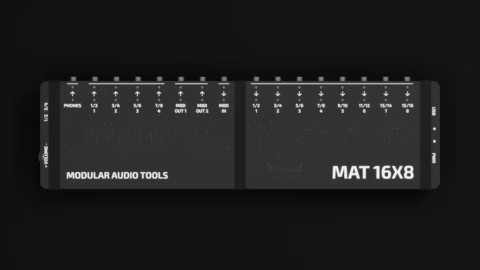 Interface audio et MIDI portable Modular Audio Tools MAT 16X8