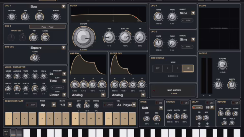 Le moteur Cosmos de Sunset Circuits, un poly DCO six voix avec chorus bucket-brigade