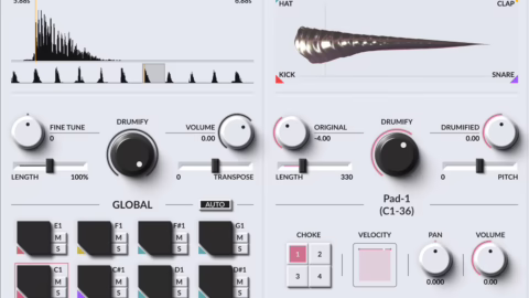 Interface complète du plugin VRAC de BEATSURFING