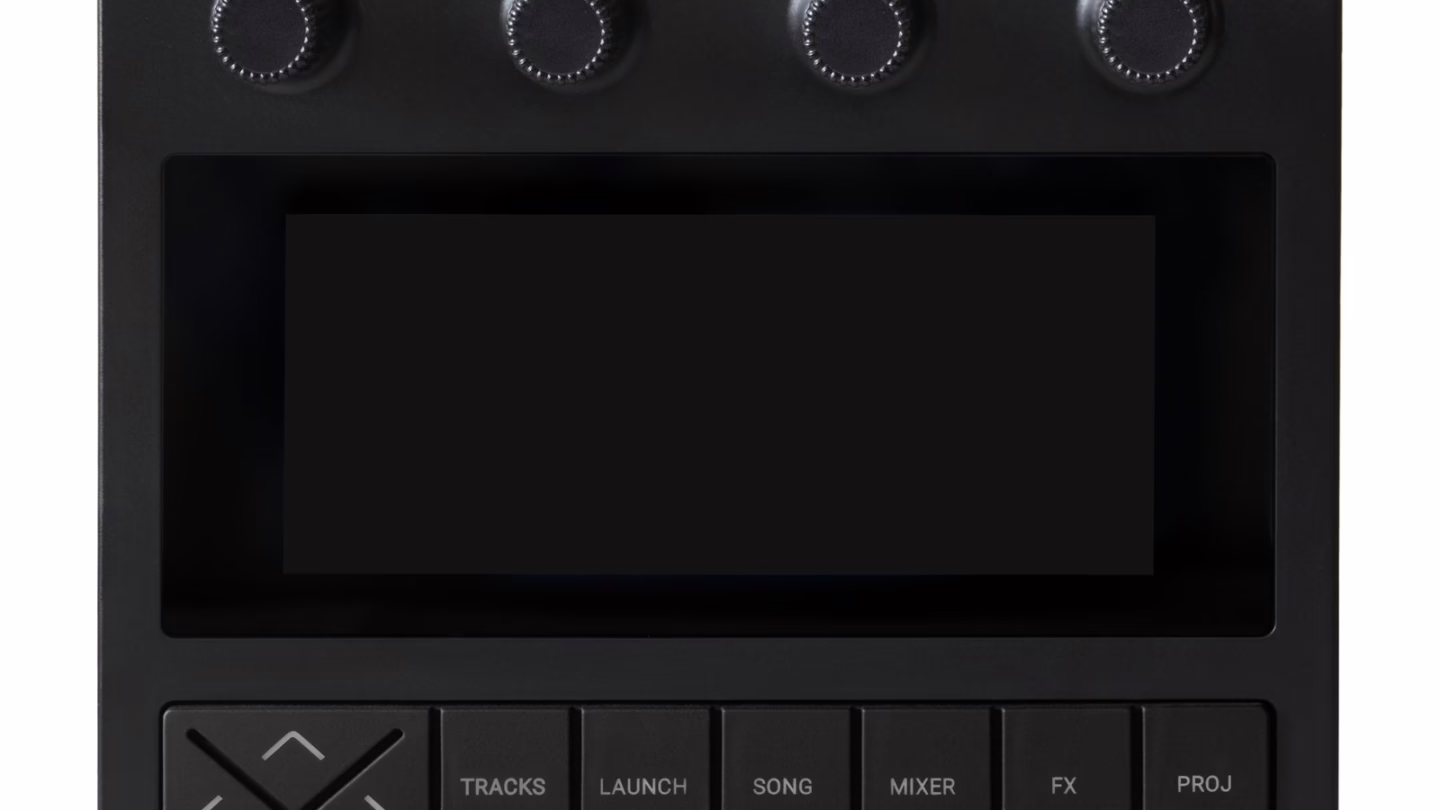 Gros plan sur l’écran tactile et les commandes du 1010music blackbox 2