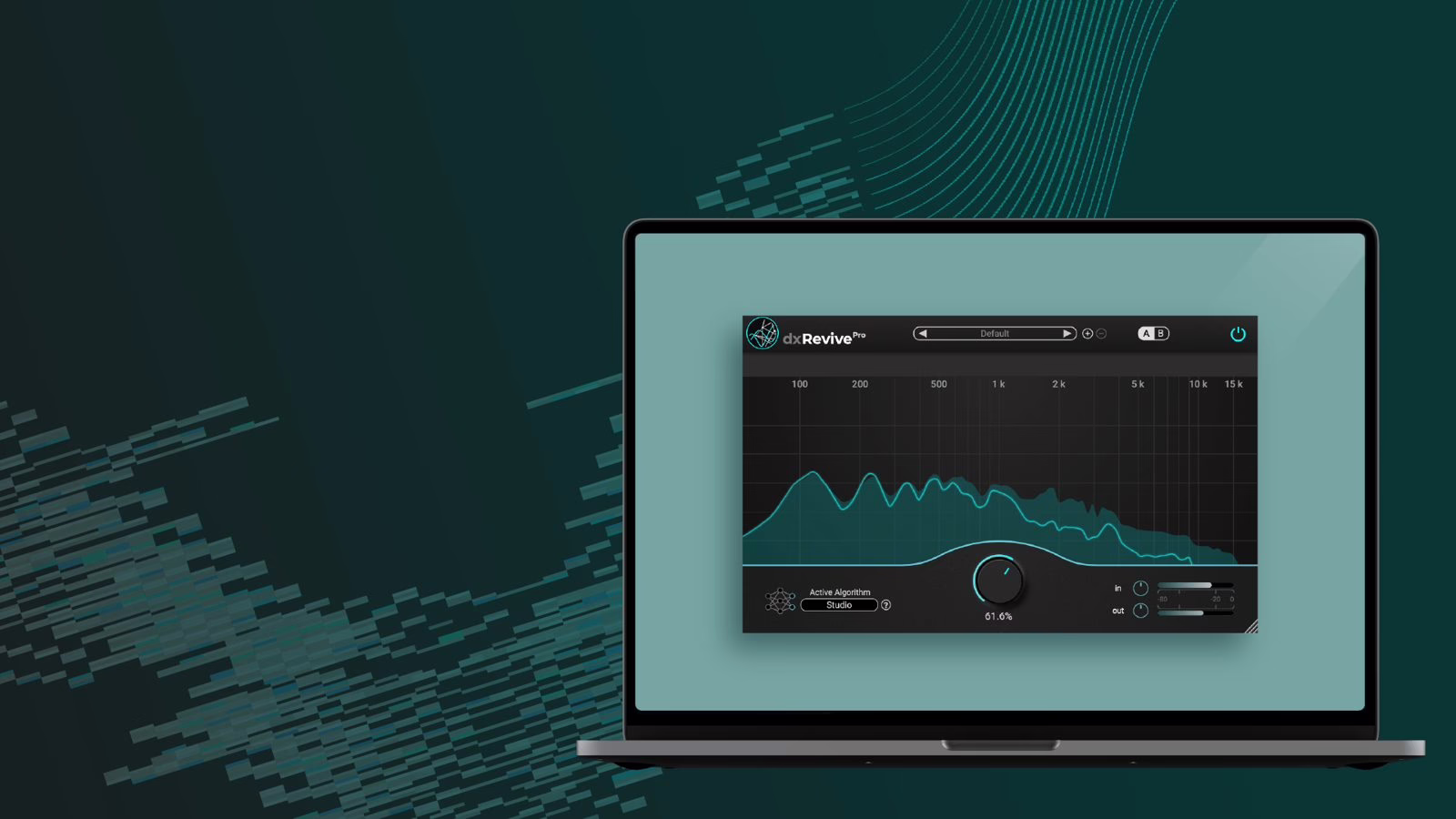 Interface du plugin Accentize dxRevive Pro