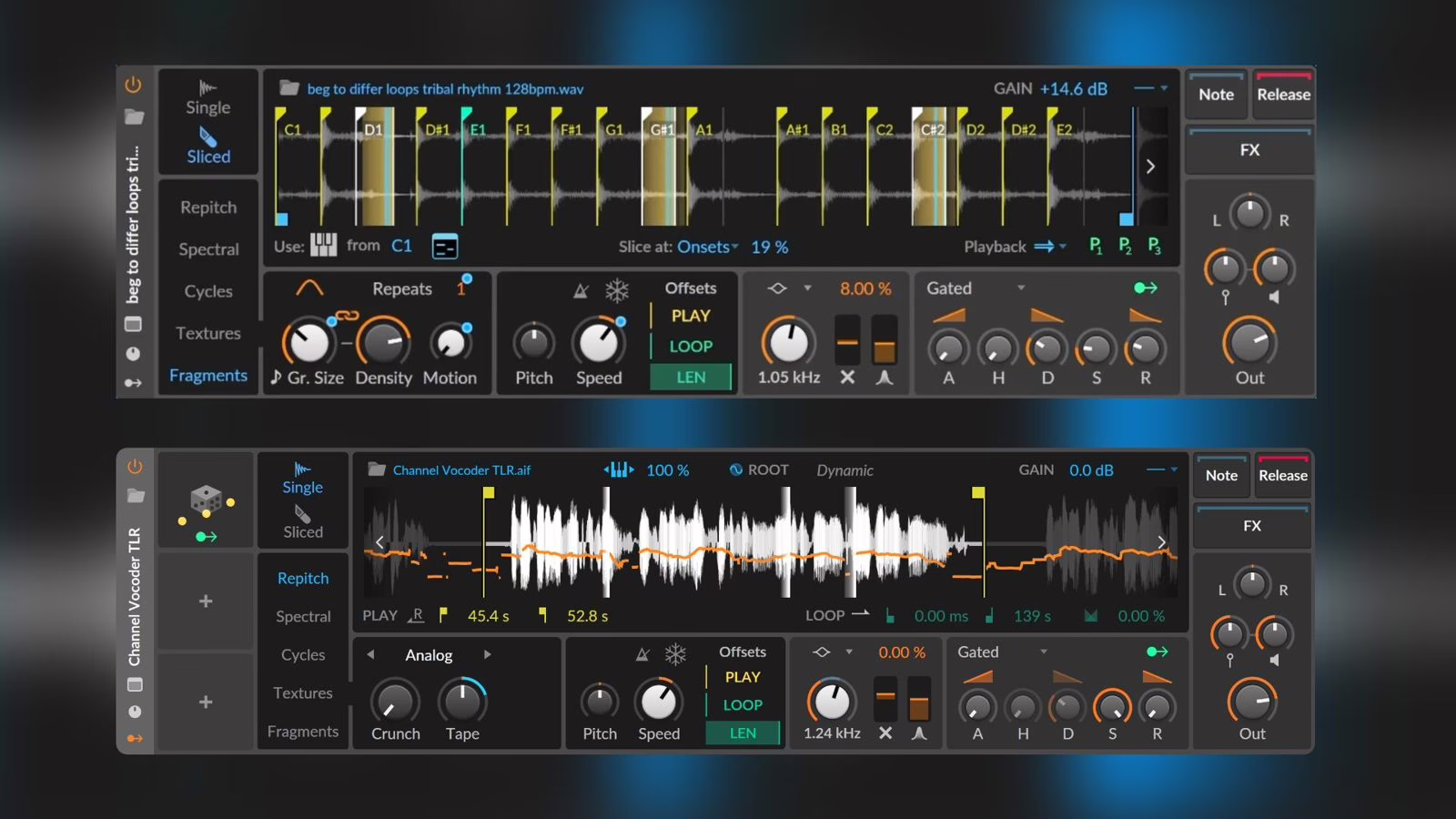The new Sampler in Bitwig Studio 6.1 and its play modes