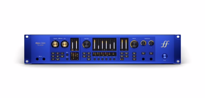 Focusrite ISA C8X : interface audio USB-C 2U avec huit préamplis micro, dont deux préamplis à transformateur ISA