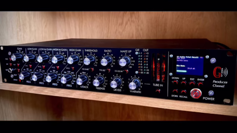 La tranche de console GC Audio Total Recall Producer Channel de face