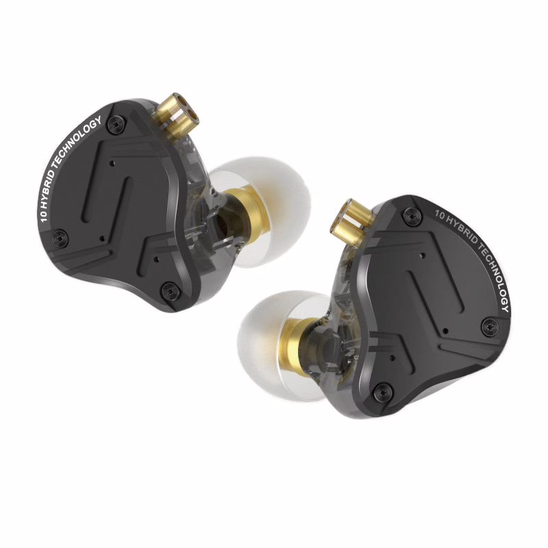 Ecouteurs KZ ZS10 Pro X hybrides a cinq transducteurs