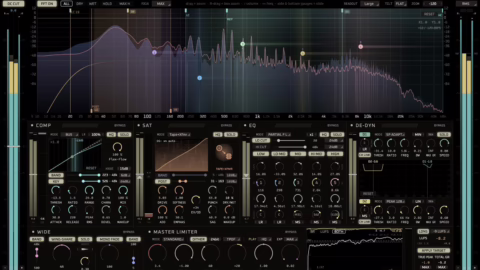 Interface une-fenêtre du processeur de mastering ONRI Audio REISEI