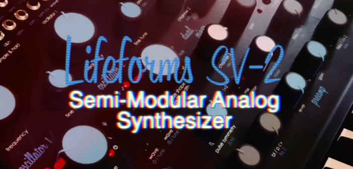 Le synthétiseur semi-modulaire à clavier Pittsburgh Modular Lifeforms SV-2