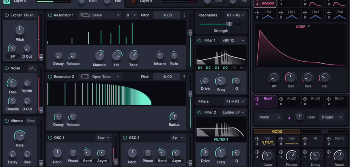Interface principale du synthétiseur reFX Rippler