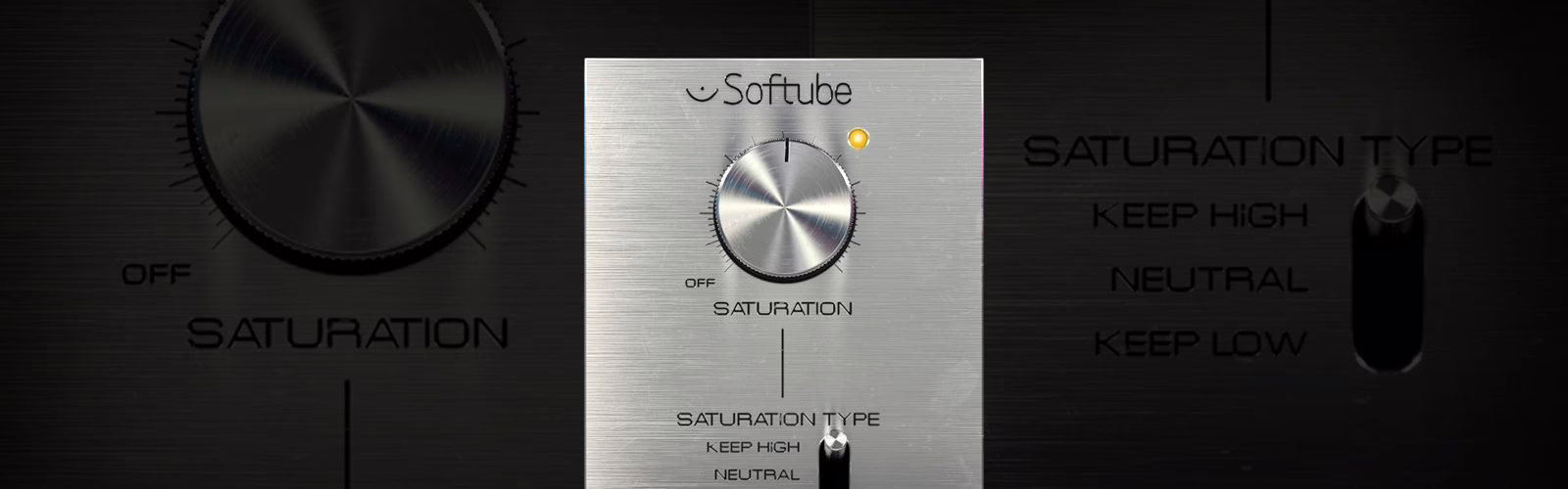 Le plugin gratuit Softube Saturation Knob, saturation a un bouton