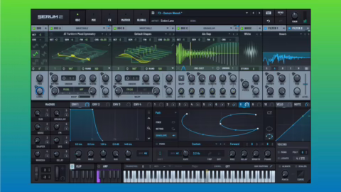 Interface principale de Xfer Records Serum 2