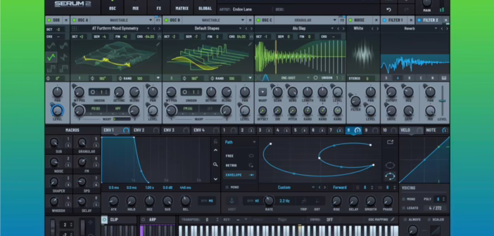 Interface principale de Xfer Records Serum 2
