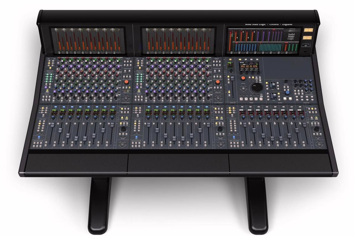 Vue de dessus de la surface de la console Oracle