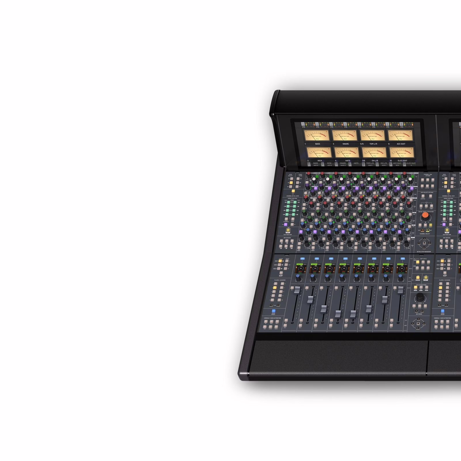 Détail d'une tranche de la console Oracle