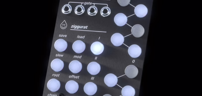 Module de quantification eurorack Acid Rain Technology Ziggurat, vue de face