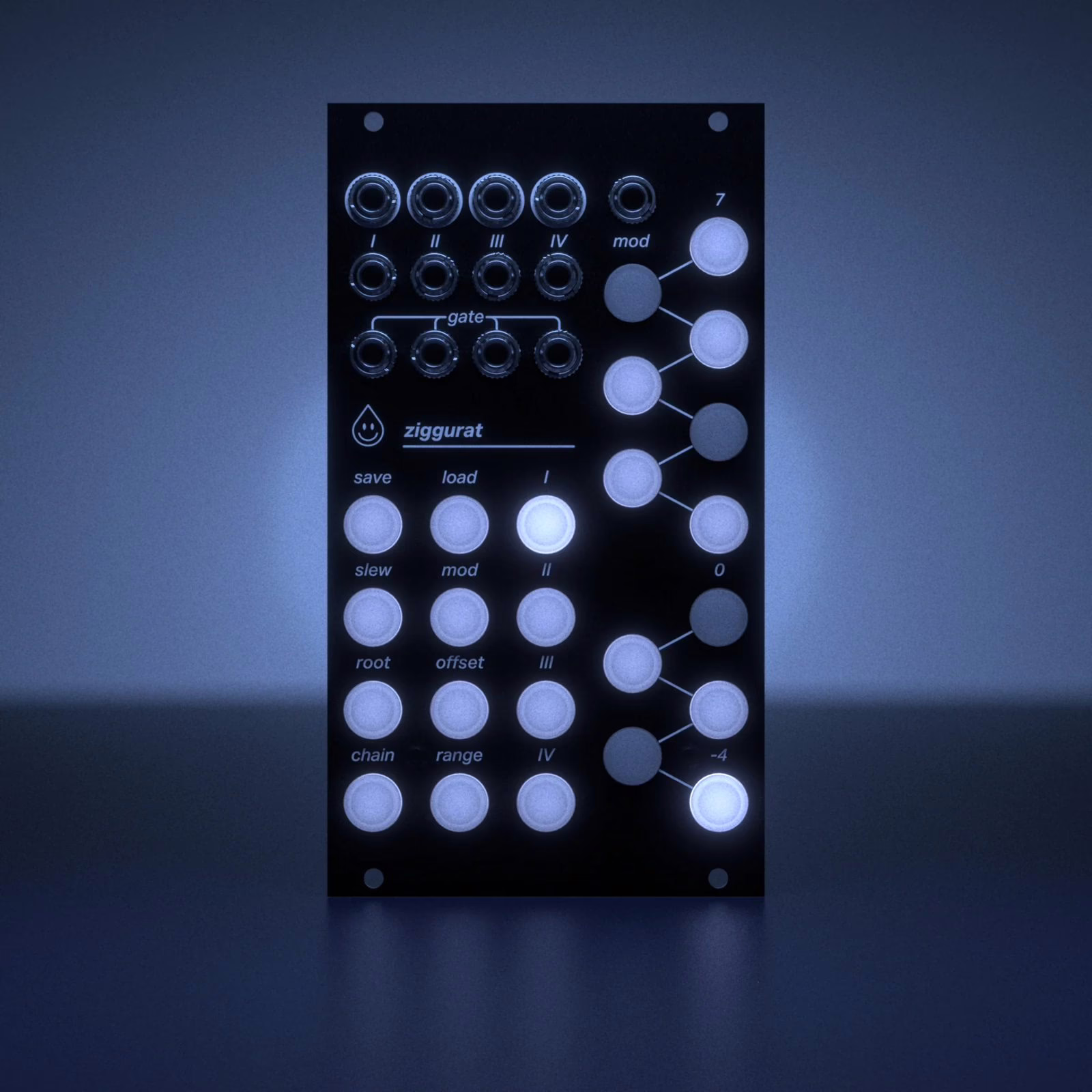 Ziggurat in a Eurorack modular system