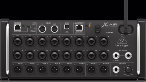 Le mixeur numérique rackable Behringer XR18, sans surface, piloté par application