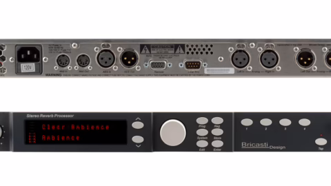 Processeur de reverb Bricasti Model 7, vue face avant et face arriere