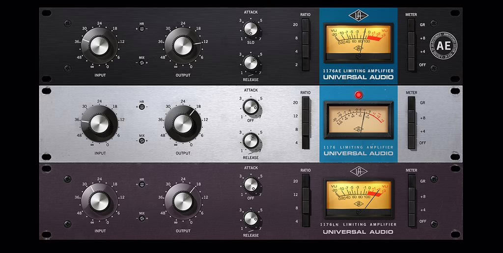 Un compresseur de type 1176, outil classique de la compression parallèle au mixage