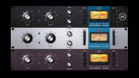 Un compresseur de type 1176, outil classique de la compression parallèle au mixage