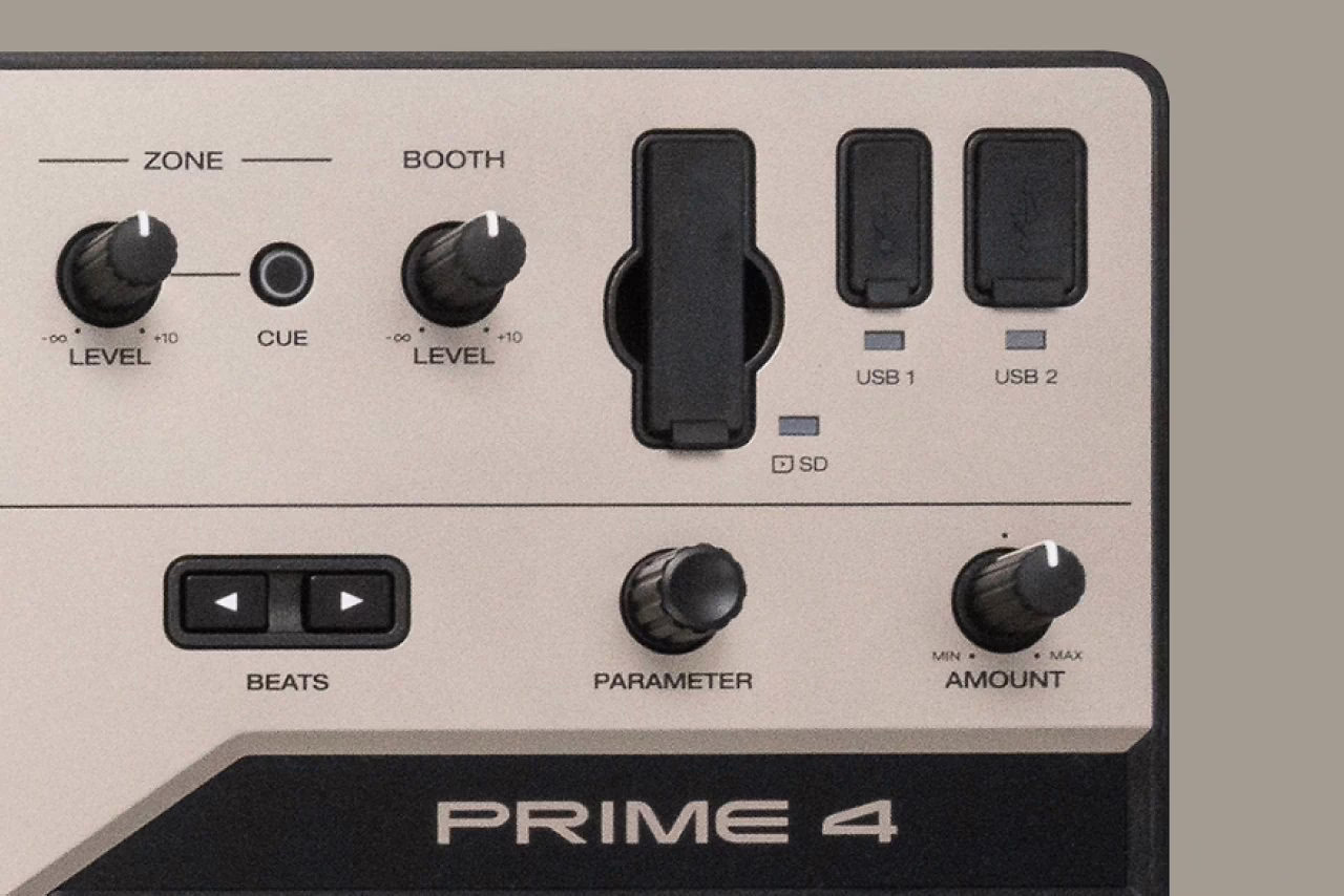 Les pads MPCe multizones du Denon DJ Prime 4 G2