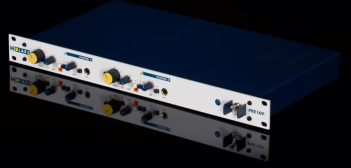 HLabs PRE169S, deux preamplis PRE169 en rack 1U