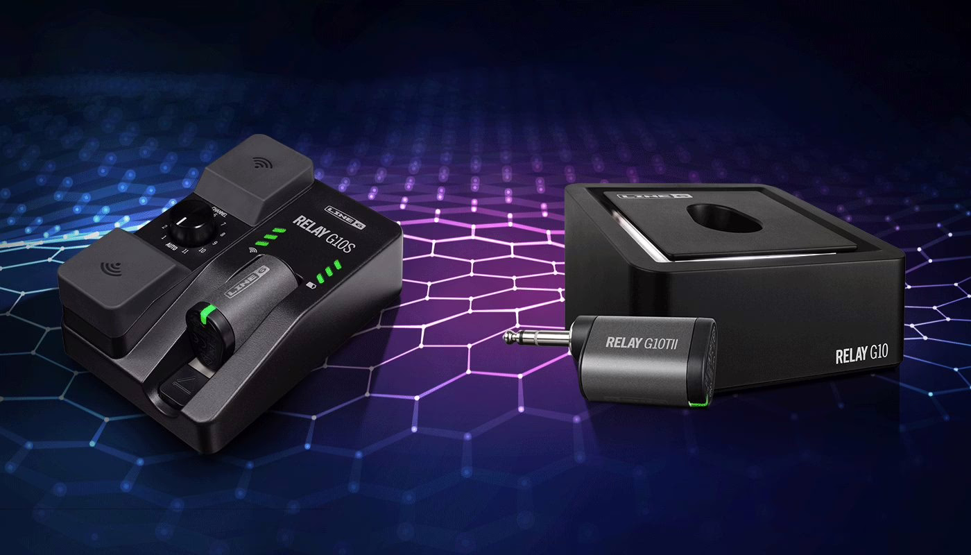 Line 6 Relay G10S, systeme sans fil numerique 2,4 GHz pour guitare et basse