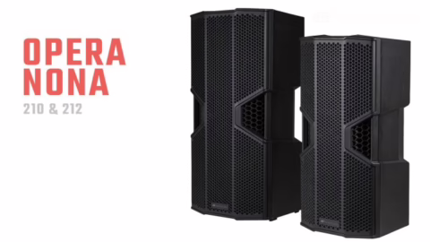 Les enceintes actives dBTechnologies OPERA NONA 210 et 212 a section coaxiale
