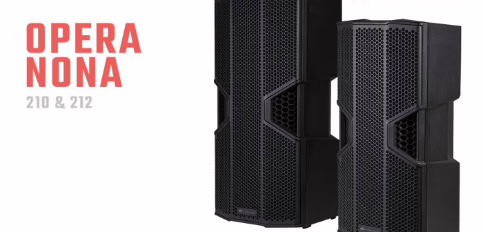 Les enceintes actives dBTechnologies OPERA NONA 210 et 212 a section coaxiale