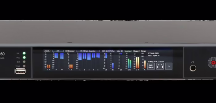 L'Orban OPTIMOD 5950, processeur de diffusion FM et DAB+/HD qui recoit la mise a jour MXneo