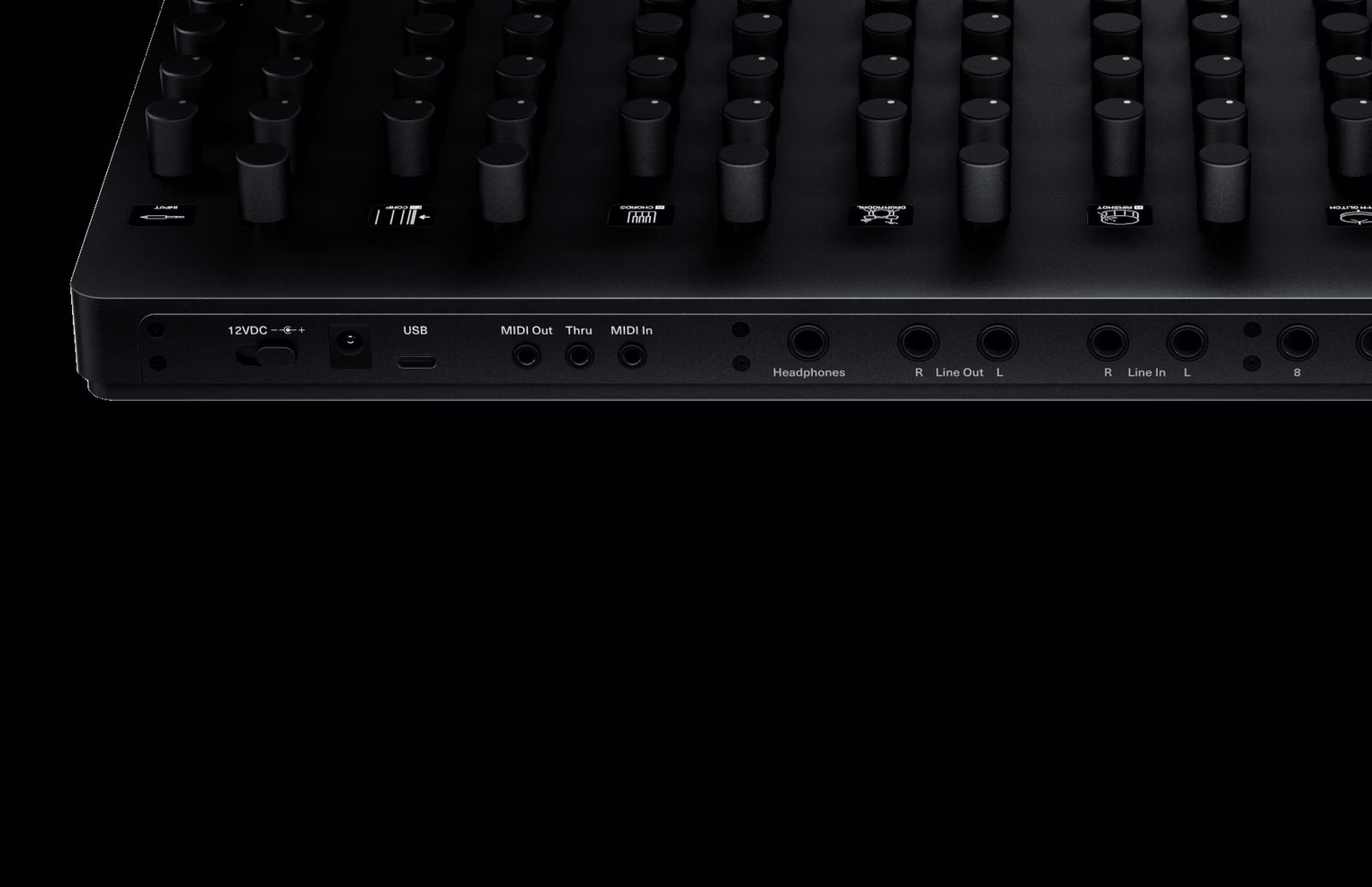 Polyend Drums I/O: individual outputs, inputs, MIDI and USB-C
