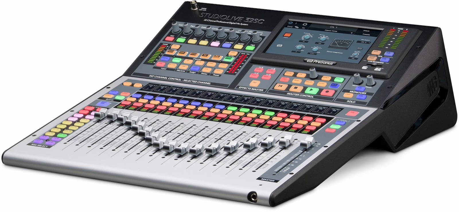The subcompact PreSonus StudioLive 32SC rackmount digital mixer