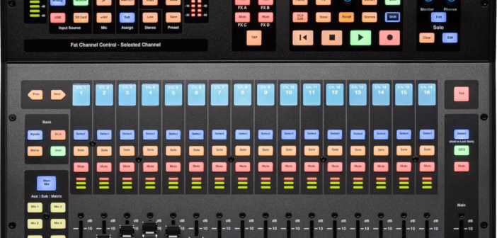 La console de mixage numérique PreSonus StudioLive Series III SE 16 vue de face