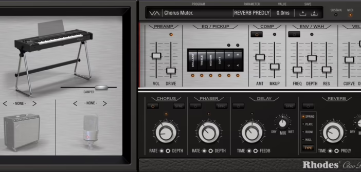 Interface du plugin Rhodes Clav Pro