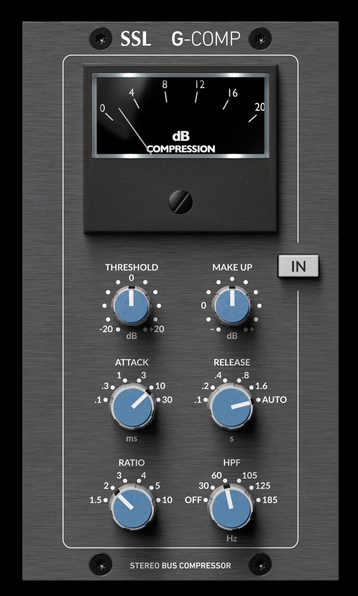 SSL Stereo Bus Compressor, VCA bus module in the 500 Series format