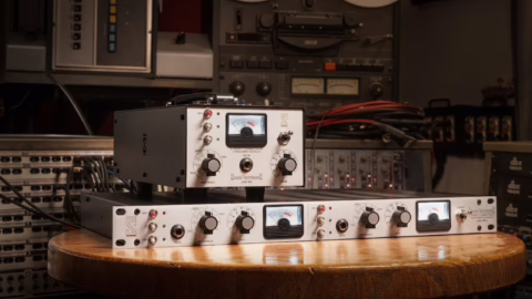 Le préampli micro Warm Audio Sound Techniques Jude-MP en façade