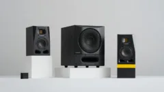 Le caisson de studio ADAM Audio Sub8 PRO en situation dans un studio