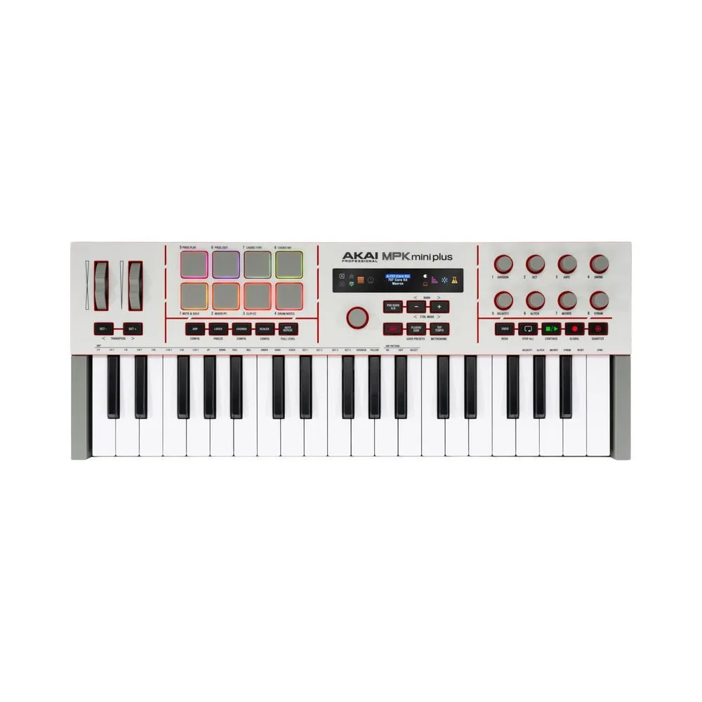 Les pads RGB et les commandes du MPK Mini Plus II