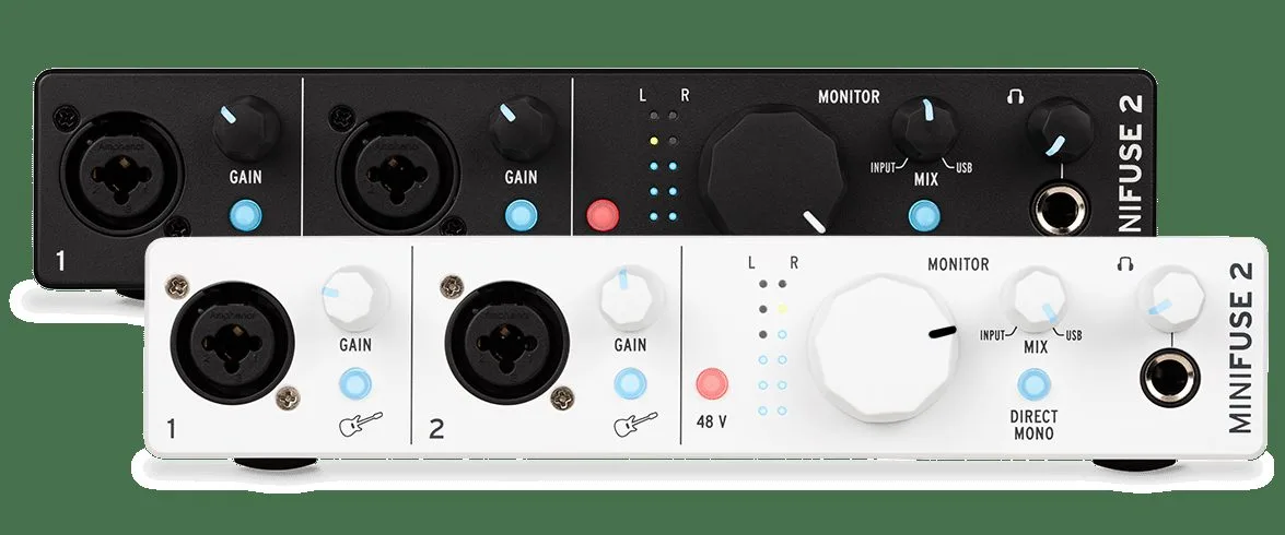 Interface audio Arturia MiniFuse 2 avec son hub USB integre