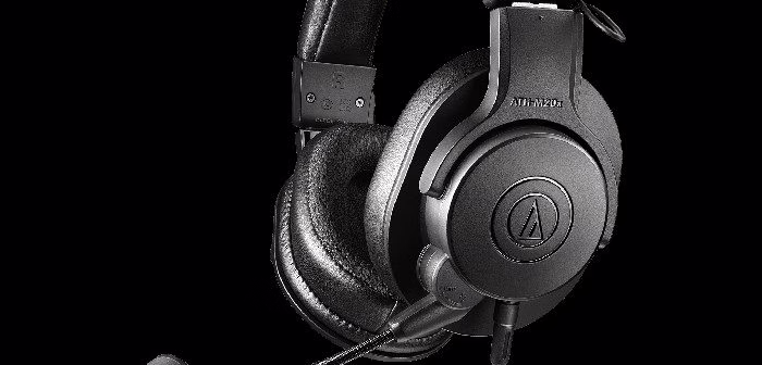 Casque-micro de streaming Audio-Technica ATH-M20xSTS avec micro à col flexible