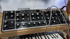 Le synthetiseur analogique Behringer Polivoks presente au Music China 2026 au format Eurorack