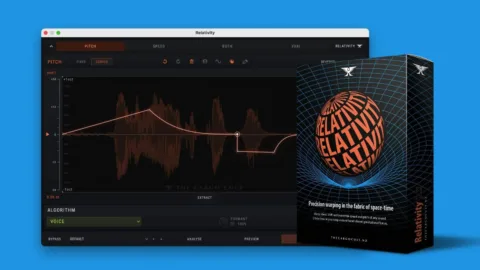Relativity de The Cargo Cult, processeur de vitesse et de hauteur pour Pro Tools et REAPER