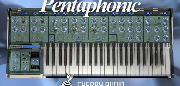 Le synthétiseur virtuel Cherry Audio Pentaphonic, habillage caisson solide
