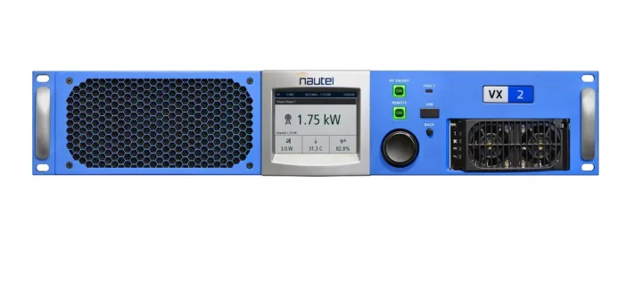 Un émetteur FM de la série Nautel VX, l'étage qui reçoit le signal composite MPX