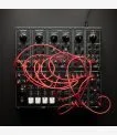 Close-up of the Eurorack modules and knobs on the Konstrukt-8